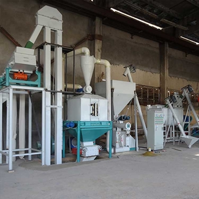 BV SGS Cattle Feed Manufacturing Plant 2-4 Tons Livestock Pellet Machine